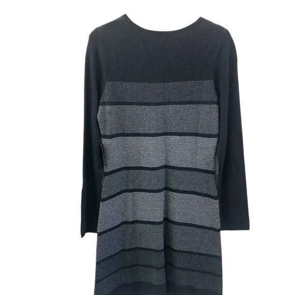 Cynthia Rowley Charcoal Gray Sweater Dress Womens Size Large New NWT - Picture 5 of 8